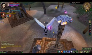 Tygr sedí na vrcholku věže, taky dobré místo